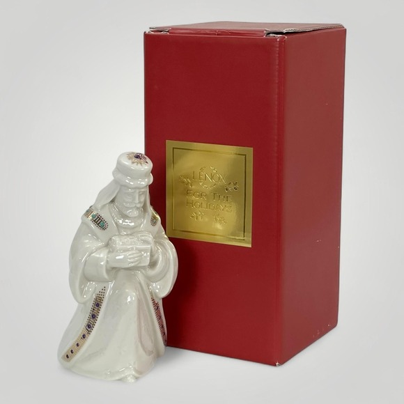 Lenox Other - Vintage Lenox China Jewels Nativity Balthazar Figurine Made in USA w/ Box 1999